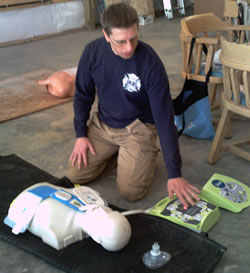 Training on AED
