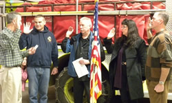 Officers sworn in